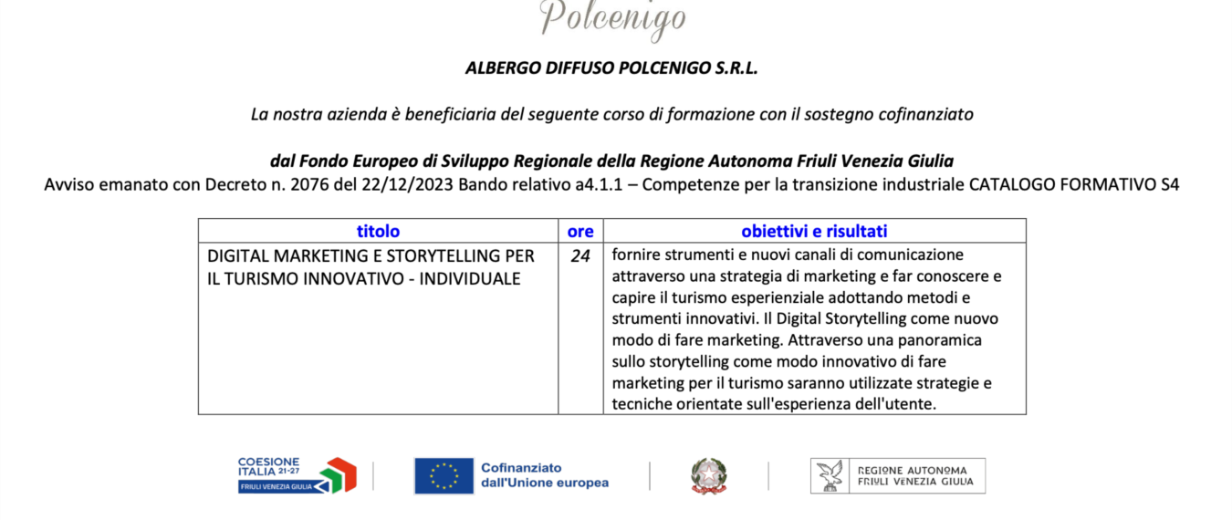 Investire nelle competenze per il turismo